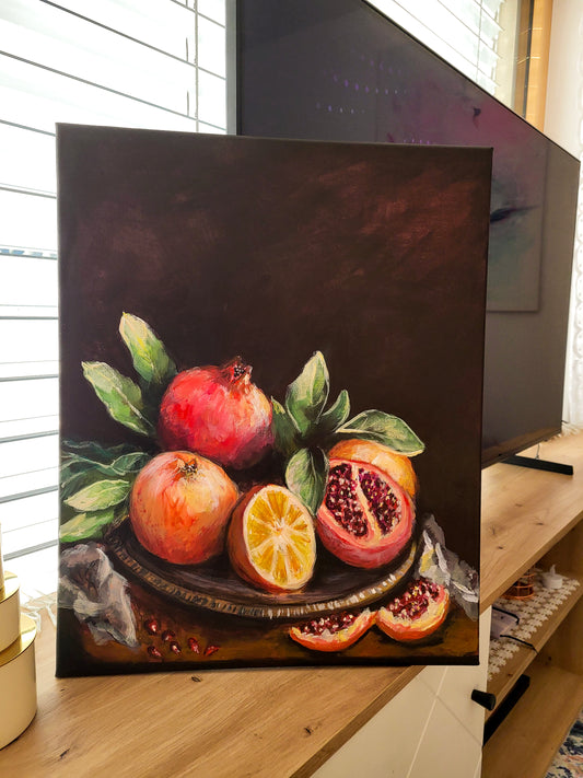 Still Life; Acrylic on Canvas