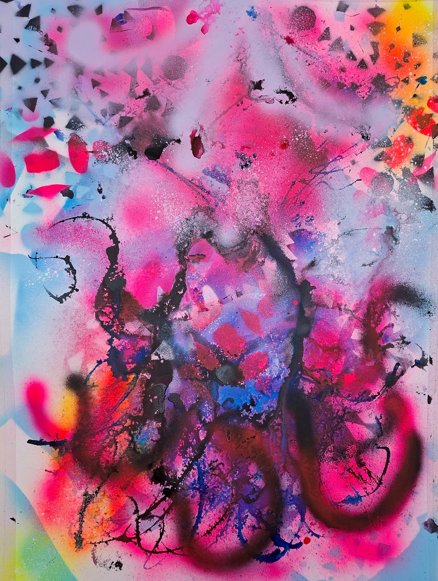 Swan No. 81 (Pink-Blue)