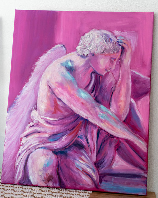 Guardian Angel; Oil on Canvas