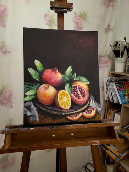 Still Life; Acrylic on Canvas