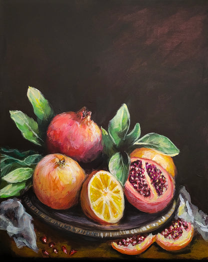 Still Life; Acrylic on Canvas