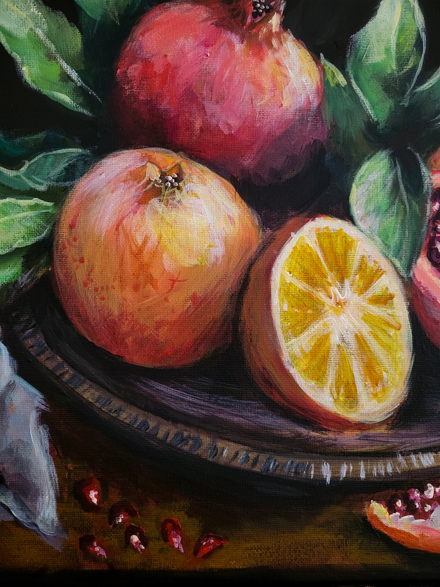 Still Life; Acrylic on Canvas