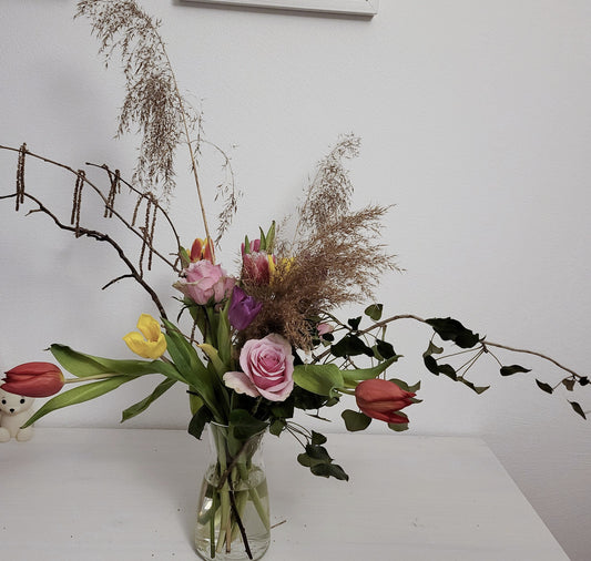 Flowers in Charcoal
