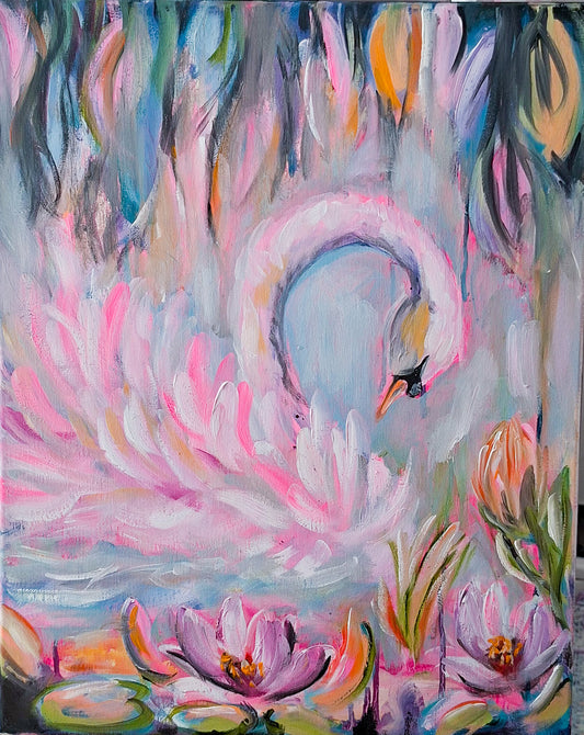 Swan No. 84 (Pink)