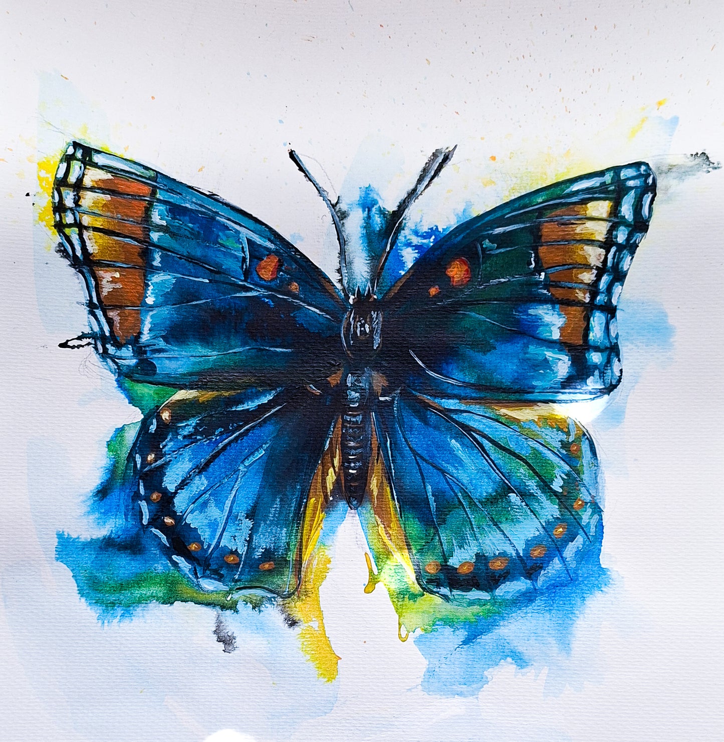 Butterfly; Mixed Media