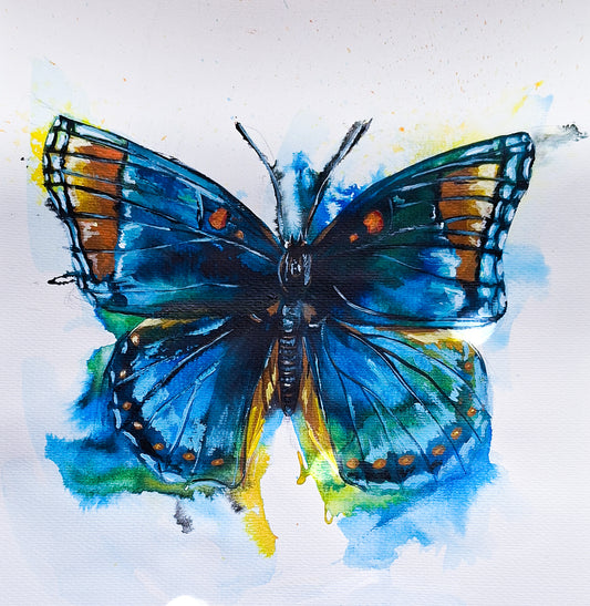 Butterfly; Mixed Media
