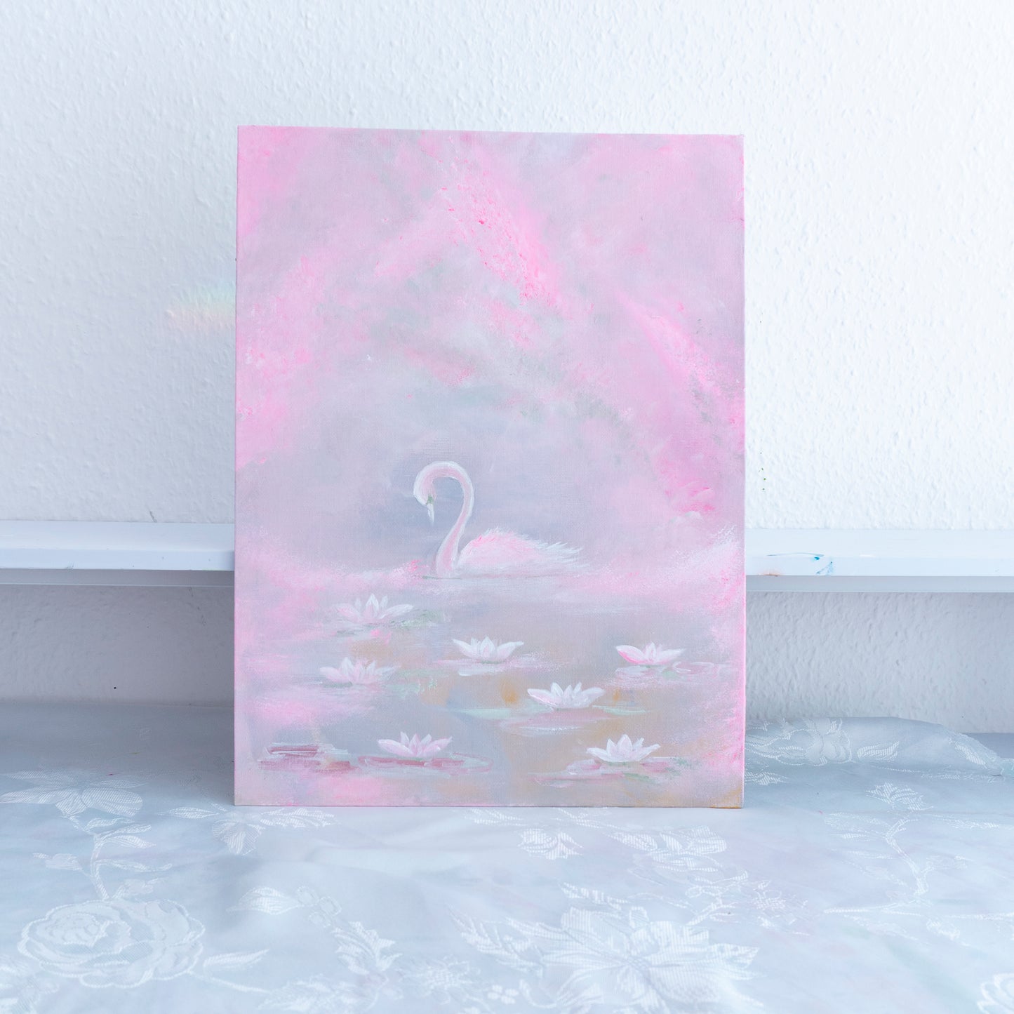 Swan No. 71 (Pink-Green)