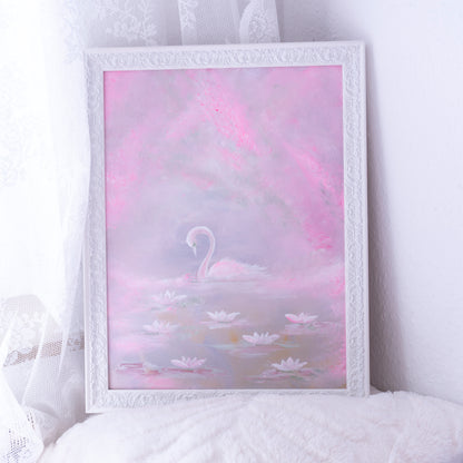 Swan No. 71 (Pink-Green)