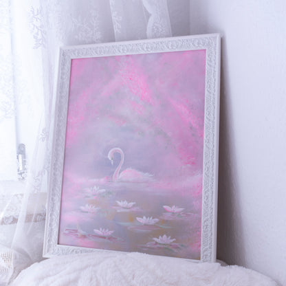 Swan No. 71 (Pink-Green)