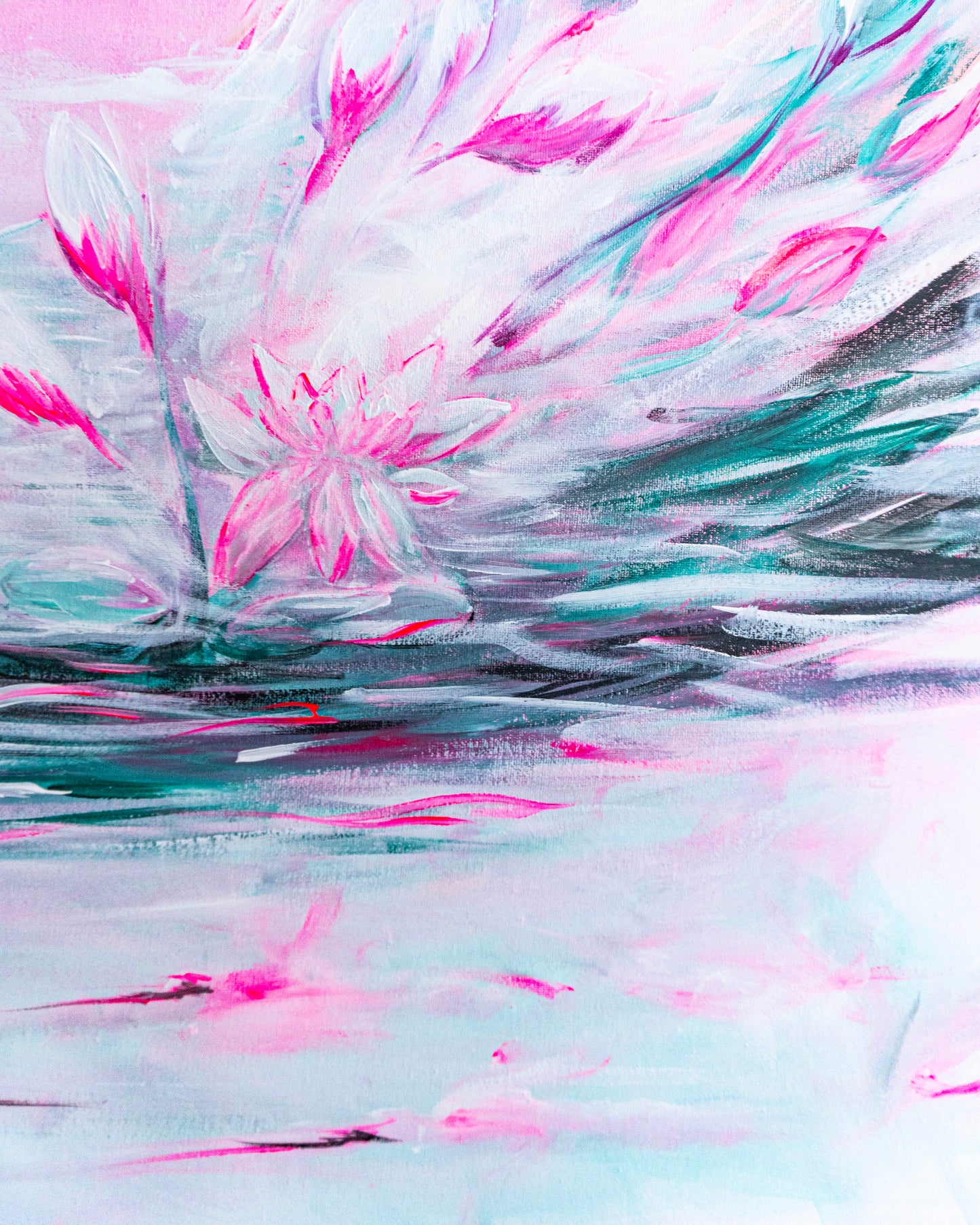 Swan No. 77 (Pink-Green)