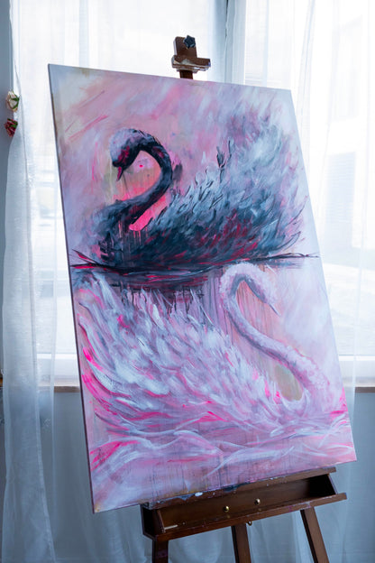 Swan No. 79 (Black-Pink)