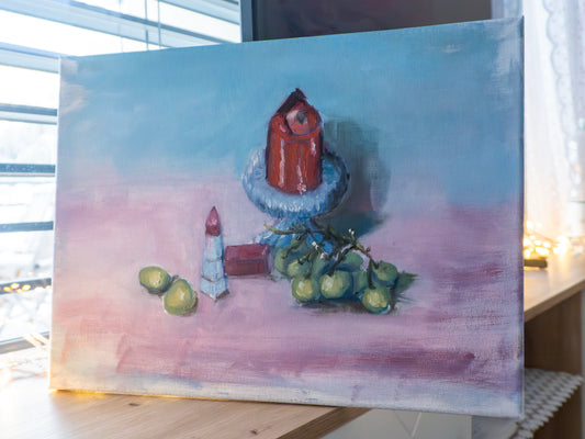 Still Life Study 2; Oil on Canvas