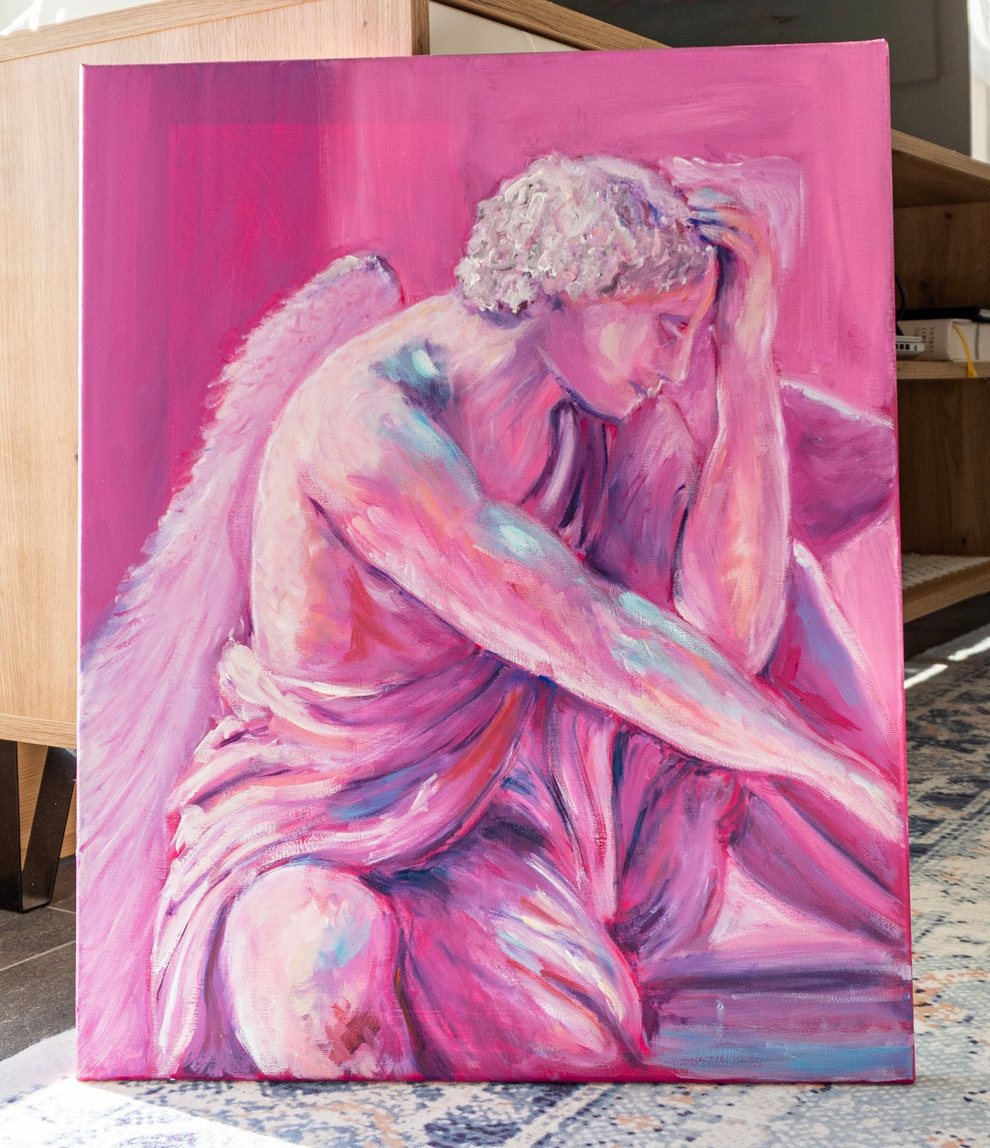 Guardian Angel; Oil on Canvas