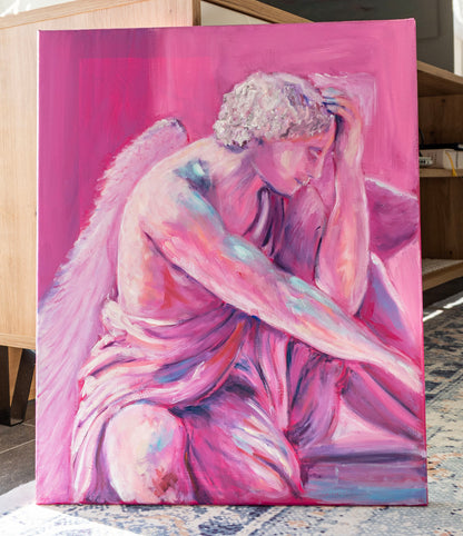 Guardian Angel; Oil on Canvas