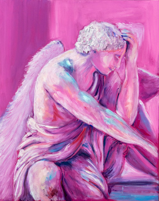 Guardian Angel; Oil on Canvas
