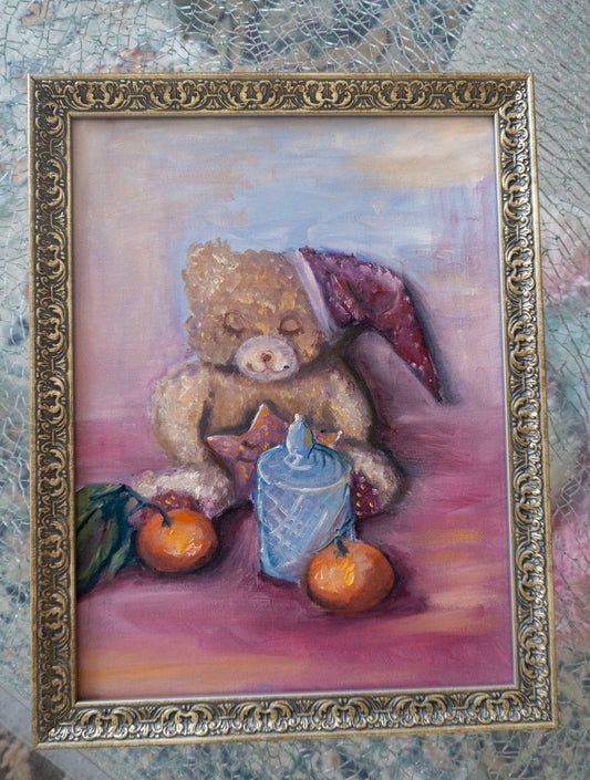 Still Life Study 3; Oil on Canvas Board