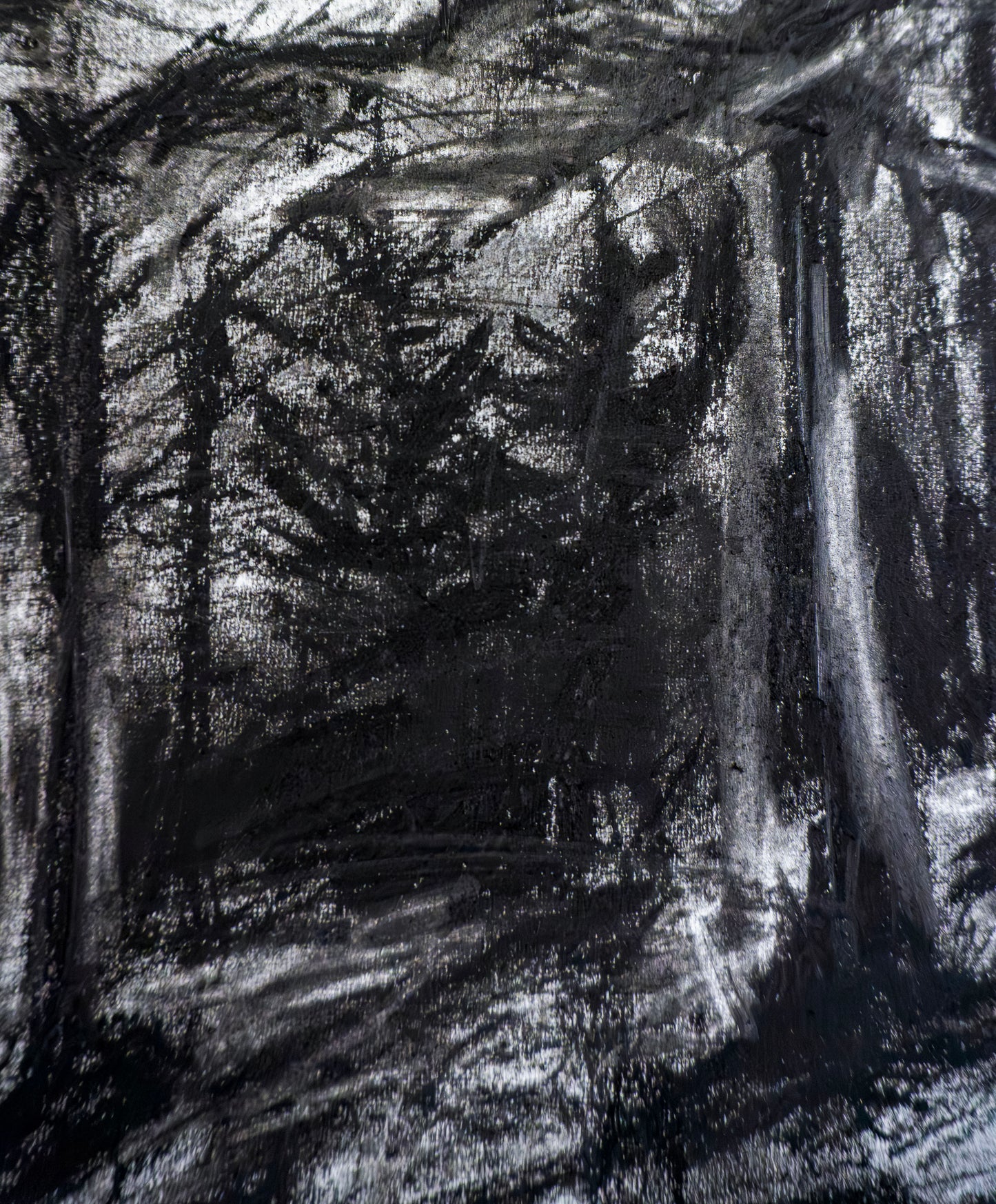 Forest of Grisons in Charcoal