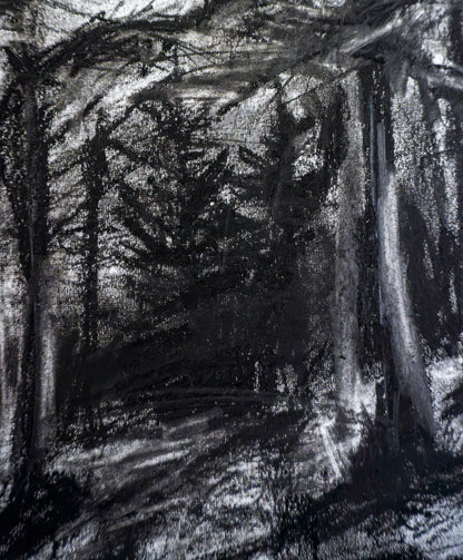 Forest of Grisons in Charcoal