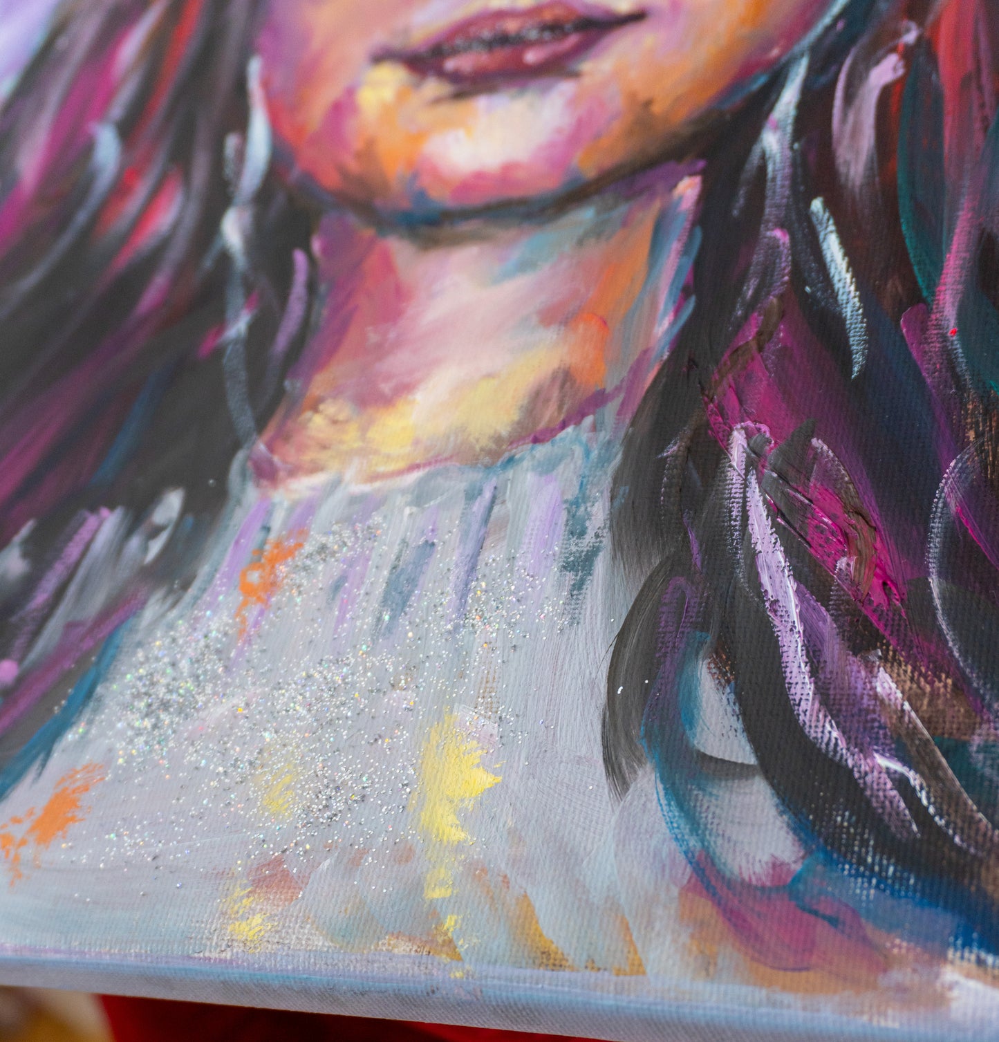 Commissioned portrait 1 (Abstract Realismus); Oil on Canvas