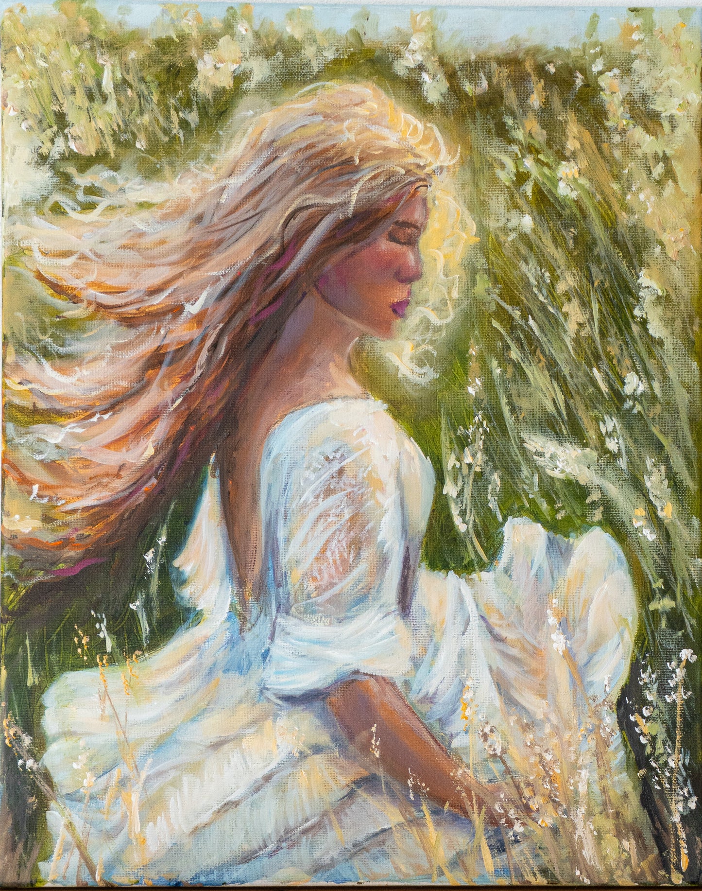 The girl; Oil on Canvas