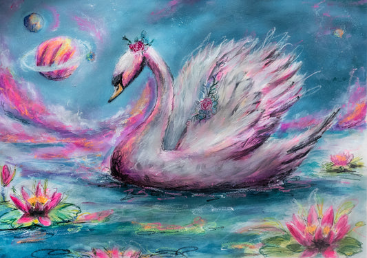 Swan No. 82 (Blue-Pink)