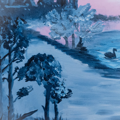 Swan No. 6 (Blue)