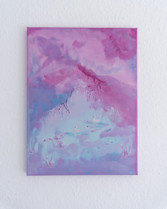 Swan No. 15 (Purple-Pink)