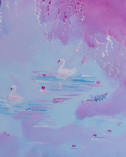 Swan No. 15 (Purple-Pink)
