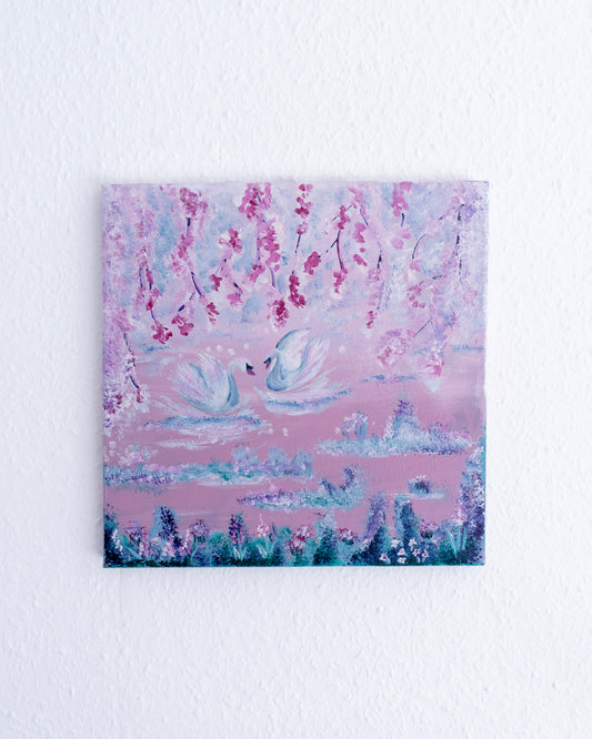 Swan No. 21 (Blue-Pink)