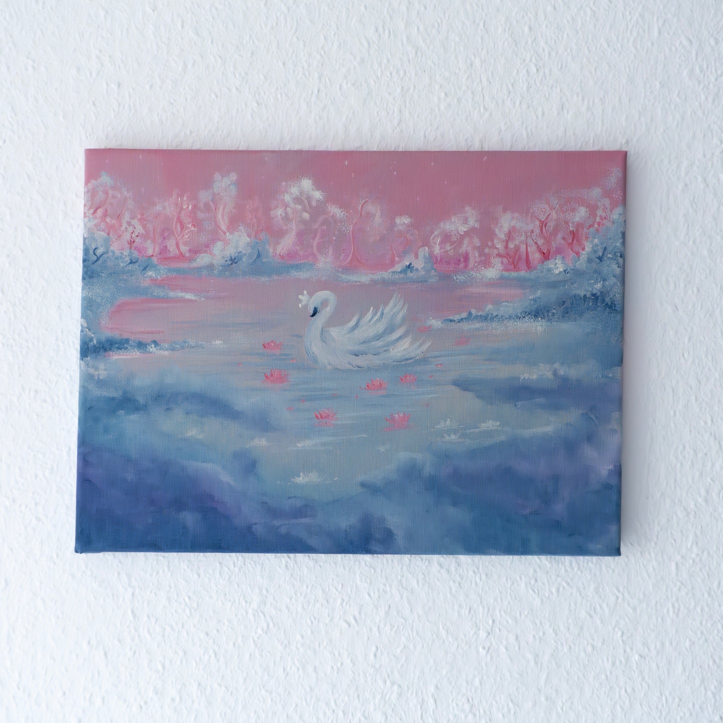 Swan No. 33 (Pink-Blue)