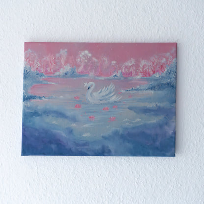 Swan No. 33 (Pink-Blue)