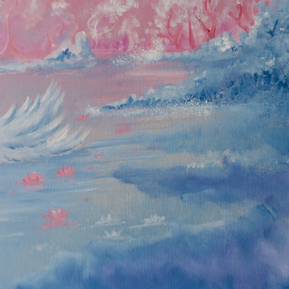 Swan No. 33 (Pink-Blue)