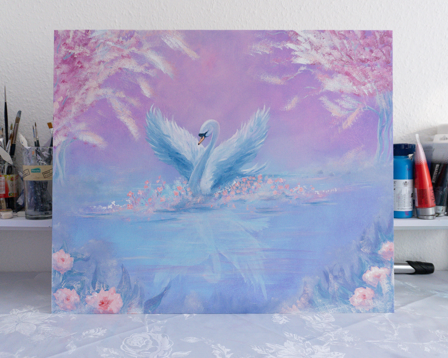 Swan No. 35 (Pink)