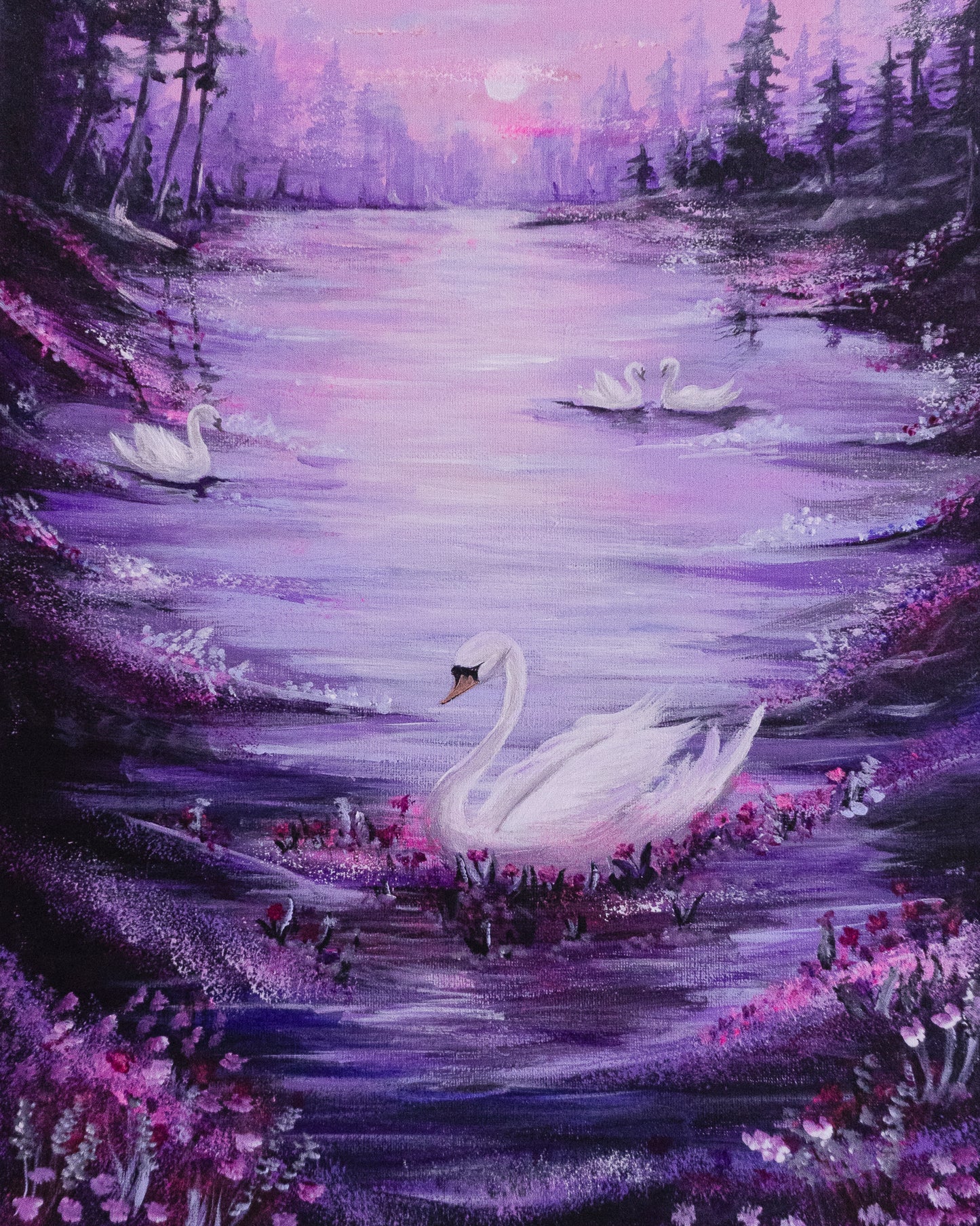 Swan No. 40 (Pink-Purple)