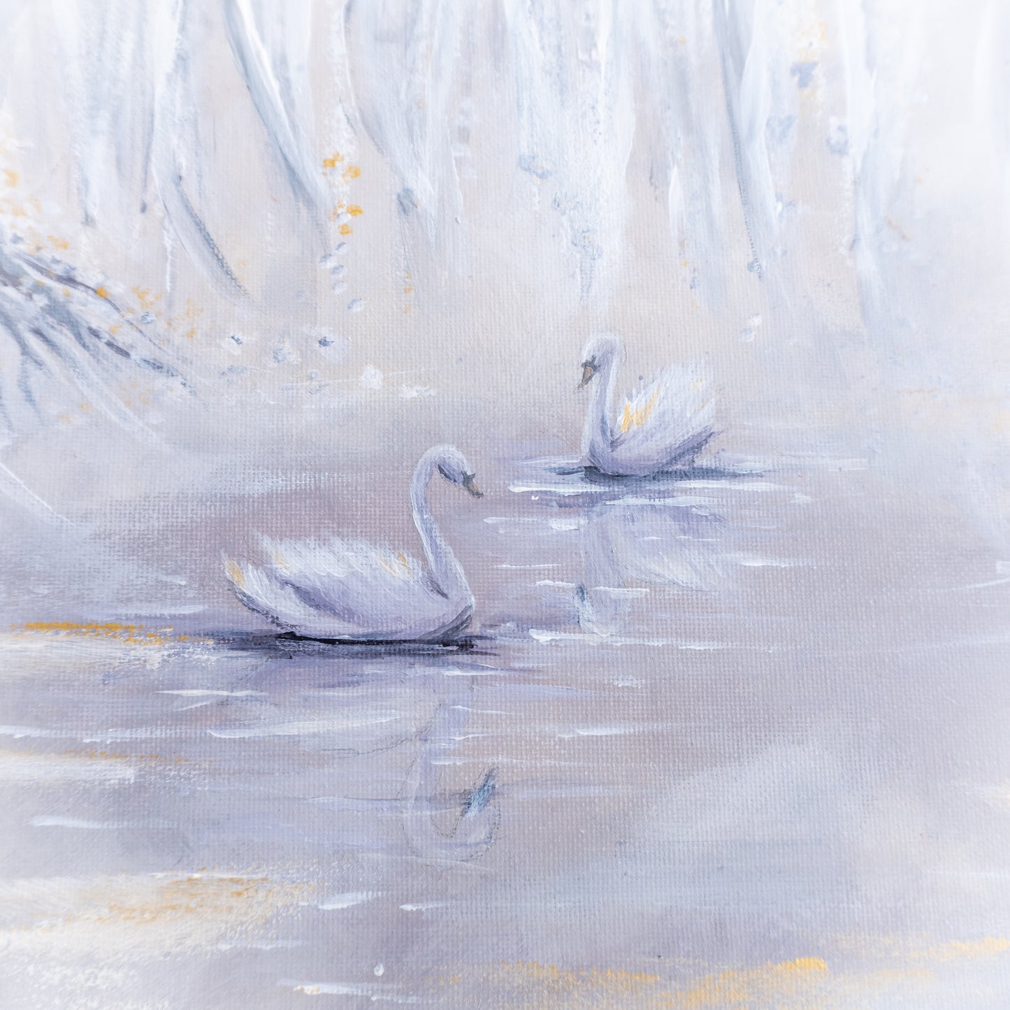 Swan No. 57 (Grey-Silver-Gold)