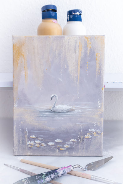 Swan No. 58 (Grey-Silver-Gold)