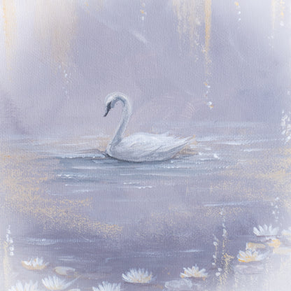 Swan No. 58 (Grey-Silver-Gold)