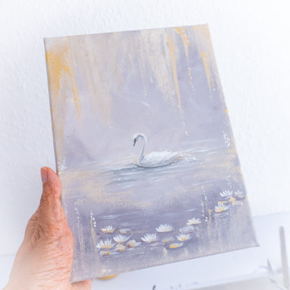 Swan No. 58 (Grey-Silver-Gold)