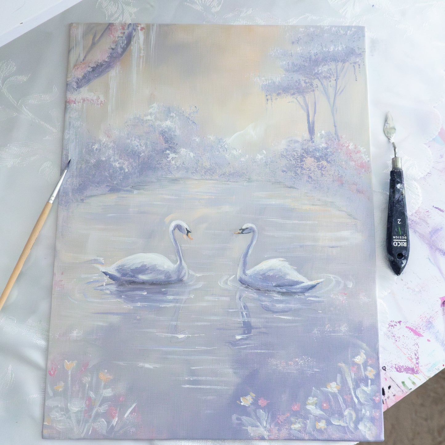 Swan No. 59 (Grey-Purple)