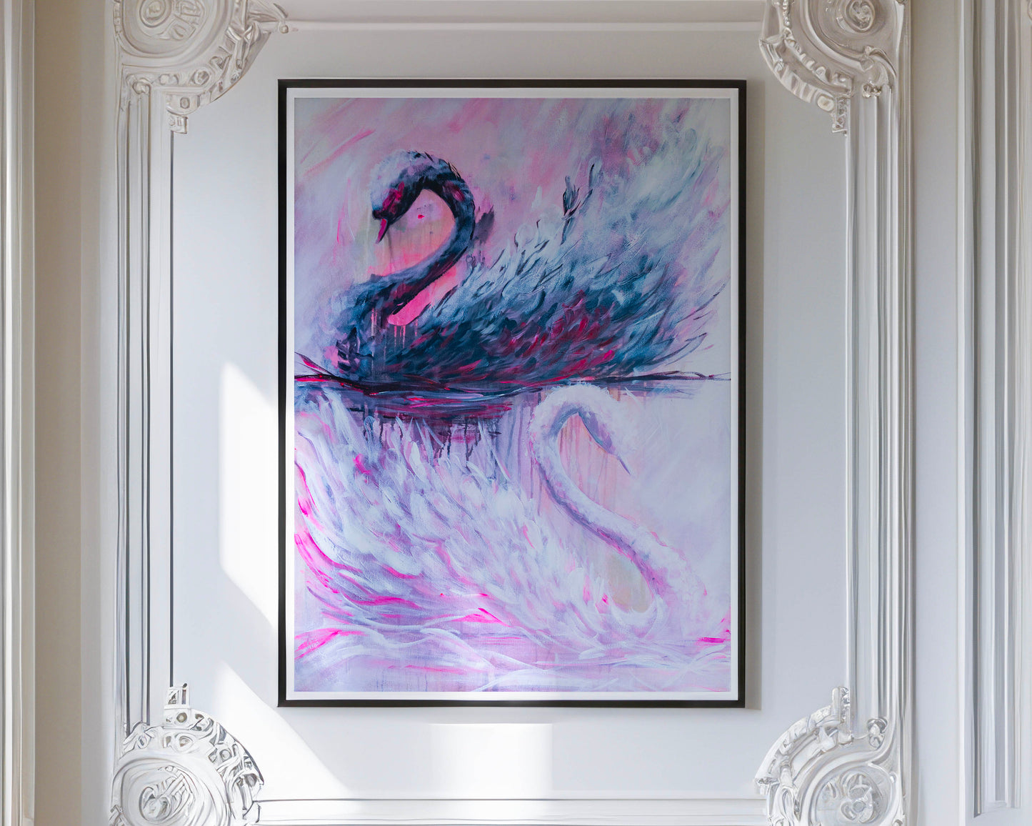 Swan No. 79 (Black-Pink)