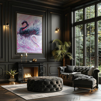 Swan No. 79 (Black-Pink)